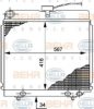 BEHR HELLA SERVICE 8MK 376 710-491 Radiator, engine cooling